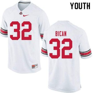 Youth Ohio State Buckeyes #32 Luciano Bican White Nike NCAA College Football Jersey Restock AVJ1344BD